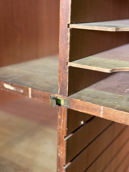 Antique Oak Pigeon Hole Cupboard