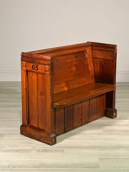 Small Antique Church Pew