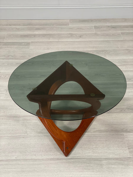 Mid Century Danish Teak Coffee Table Georg Jensen For Kubus