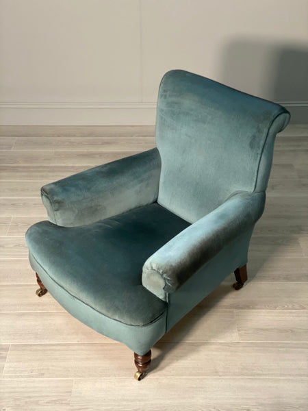 A Deep Seated 19th Century Howard Style Armchair