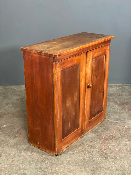 Late 19th Century Pine School Cupboard