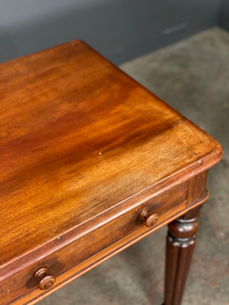 Rare Victorian Army And Navy C S L Mahogany Campaign Writing Desk
