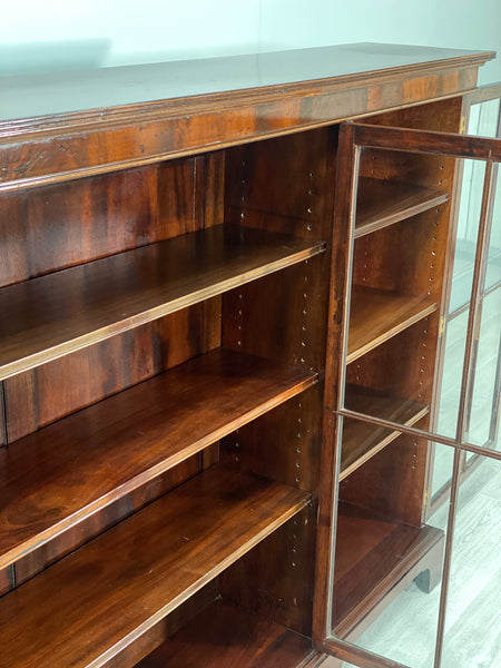 Large Victorian Mahogany Bookcase