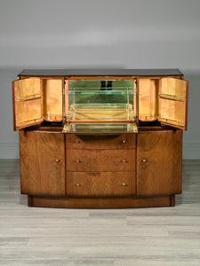A Mid Century Walnut Cocktail Cabinet By Beautility