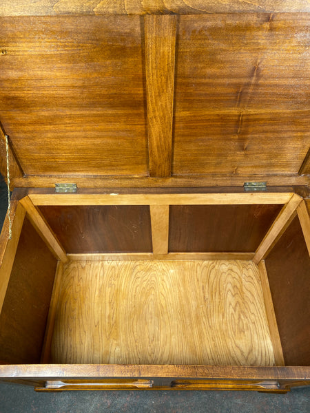 Mid 20th Century Walnut Bedding Box