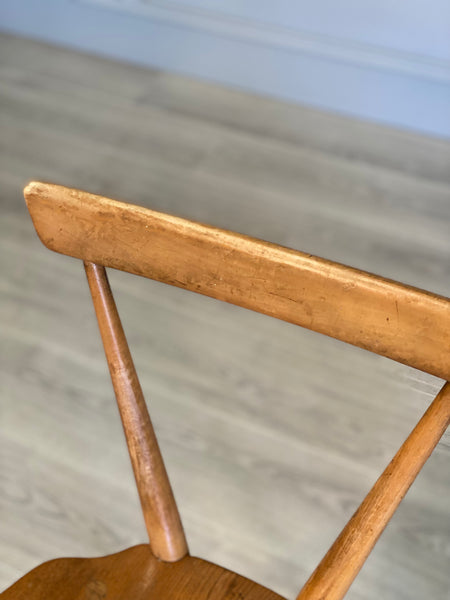 Pair Of Adult Ercol Stacking Chairs