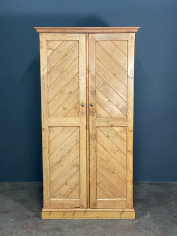 Victorian Pine School Housekeepers Cupboard