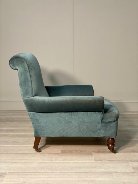 A Deep Seated 19th Century Howard Style Armchair