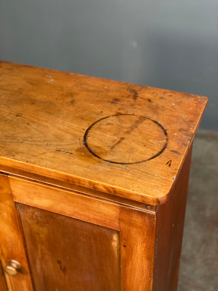 Late 19th Century Pine School Cupboard