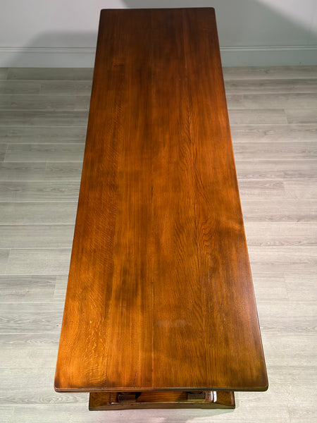 Antique Heals Tilden 9ft Oak Dining Table