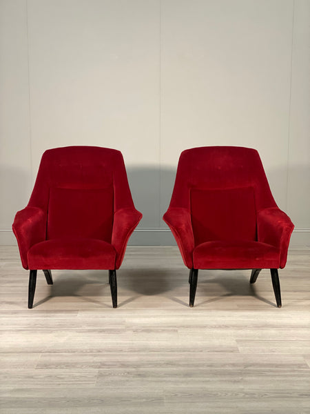 A Stylish Pair Of 1960’s Armchair’s